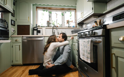 In-Home Engagement Session – Stormy & Taylor